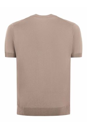 Maglia in seta e cotone beige PAOLO PECORA | A010F2002409